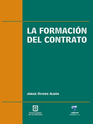 cover image of La formación del contrato
